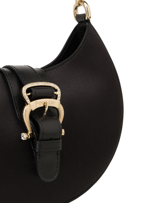 Mini hobo bag in raso Soiree Photo 5