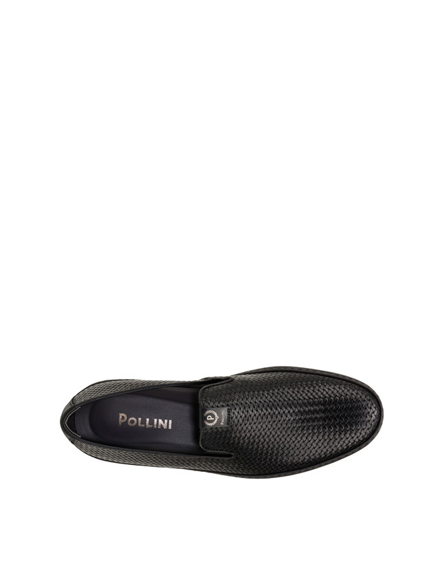 Slip-on loafers with Foxing weave print Photo 3