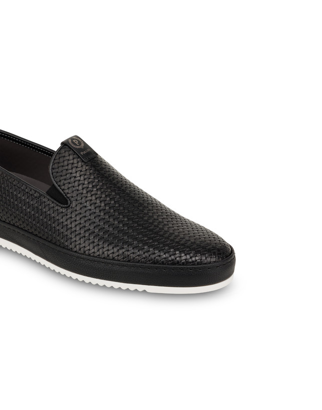 Slip-on loafers with Foxing weave print Photo 5