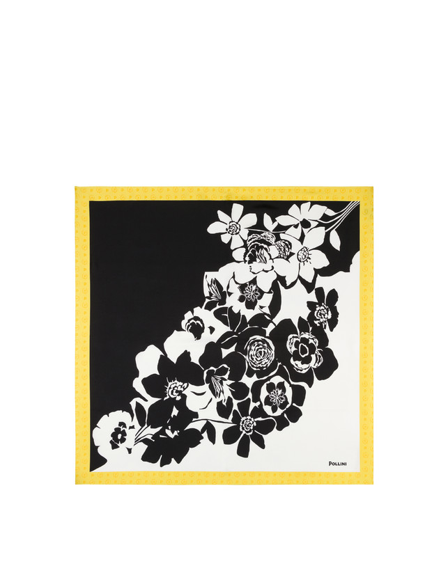 Foulard in seta Flowers Photo 2