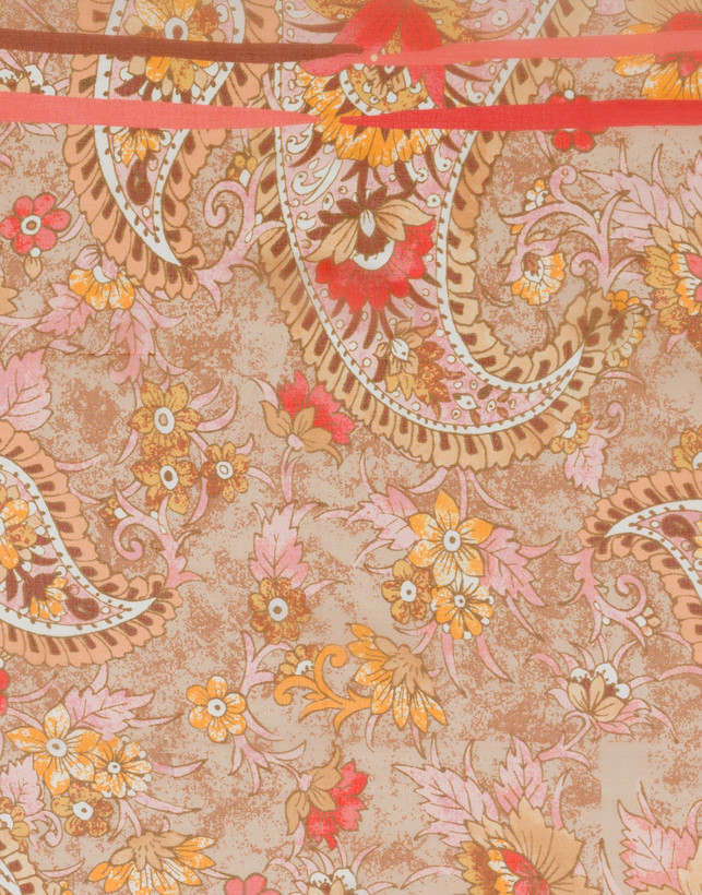 Foulard in seta Floral Paisley Photo 3