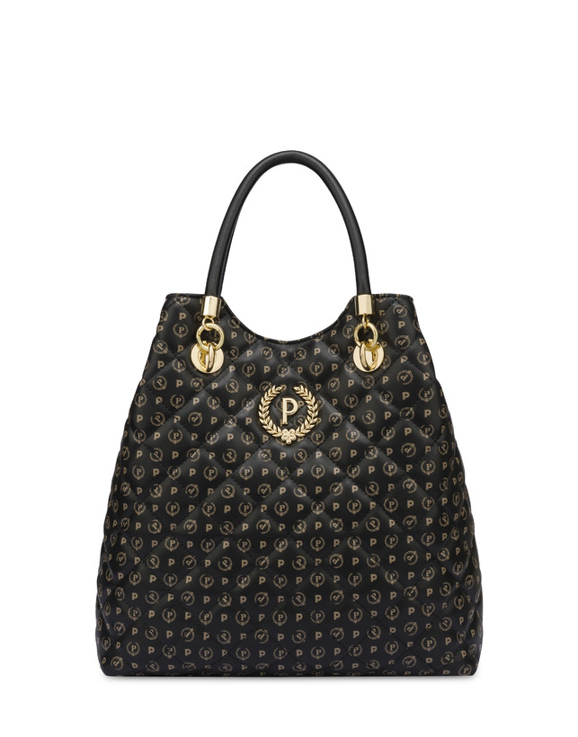 Pollini Borsa Doppio Manico Heritage Matelassé Nero/nero