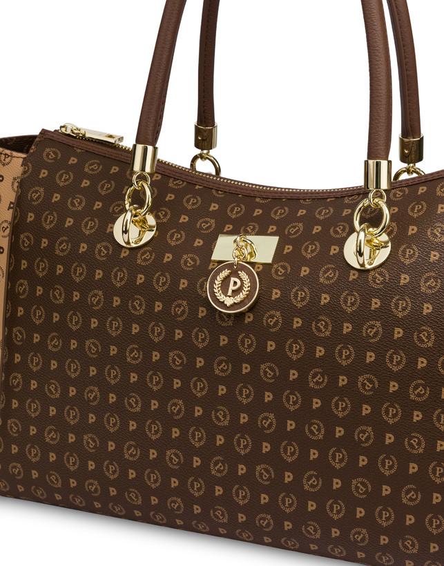 Tasche mit doppeltem Griff in zwei Farben Heritage Logo Classic. Photo 6