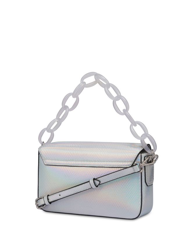 Iridescent candy bag with oversized chain Photo 3