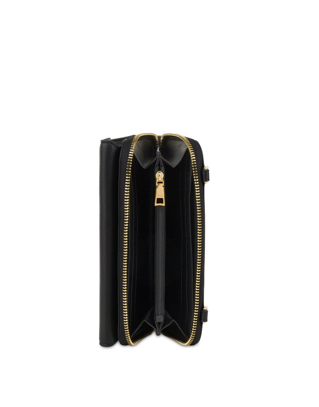 Faux Nappa leather chain wallet Photo 3