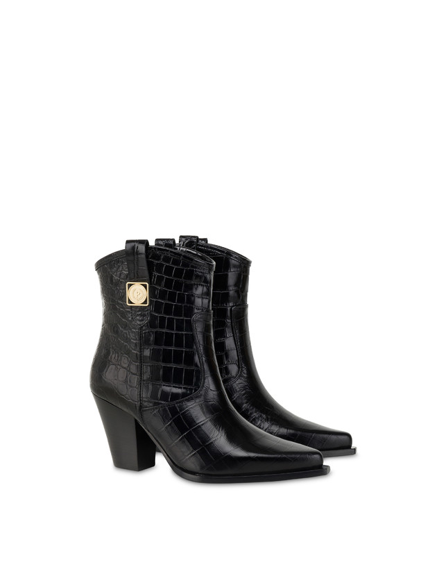 Texas Flair Crocodile Print Boot Photo 2