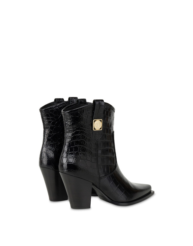 Texas Flair Crocodile Print Boot Photo 3