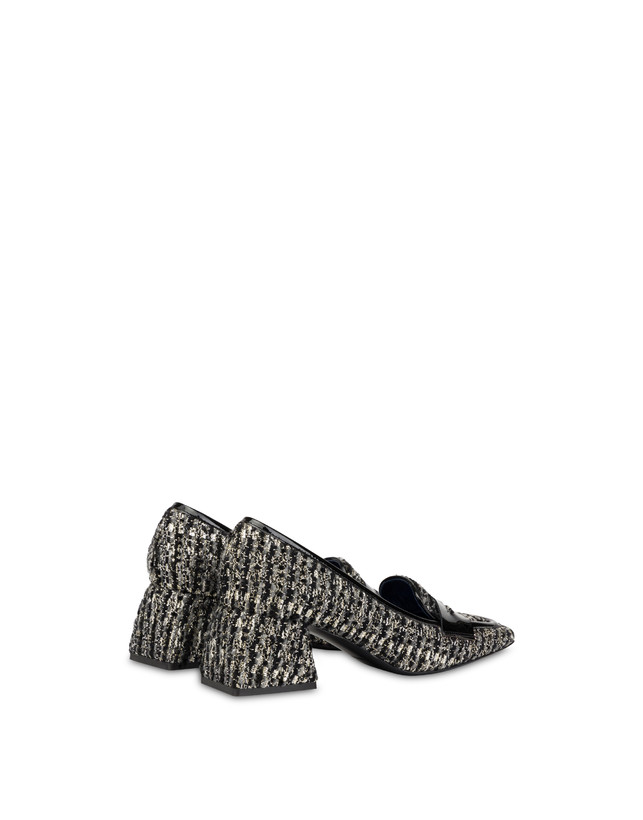 Royal Penny bouclé heeled loafers Photo 3