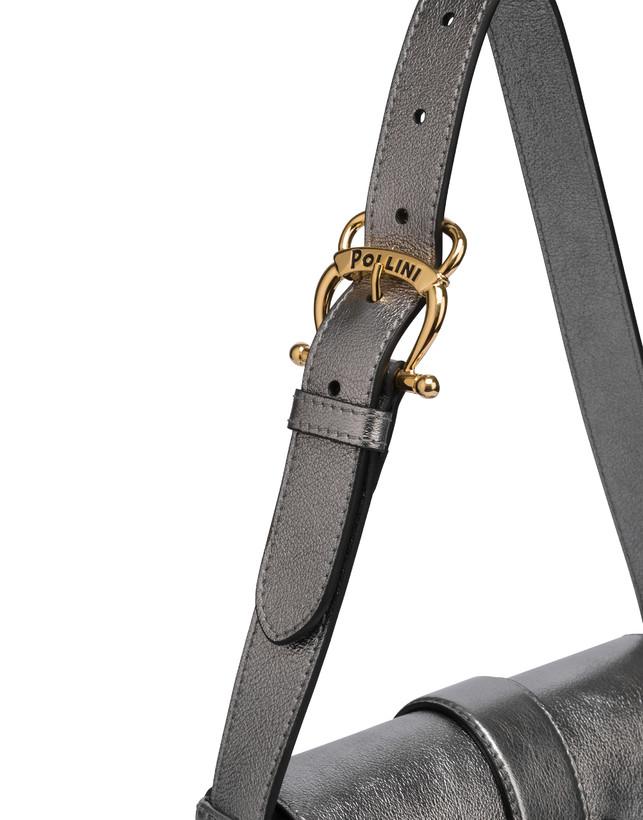 Shield laminated calf leather shoulder bag Photo 5
