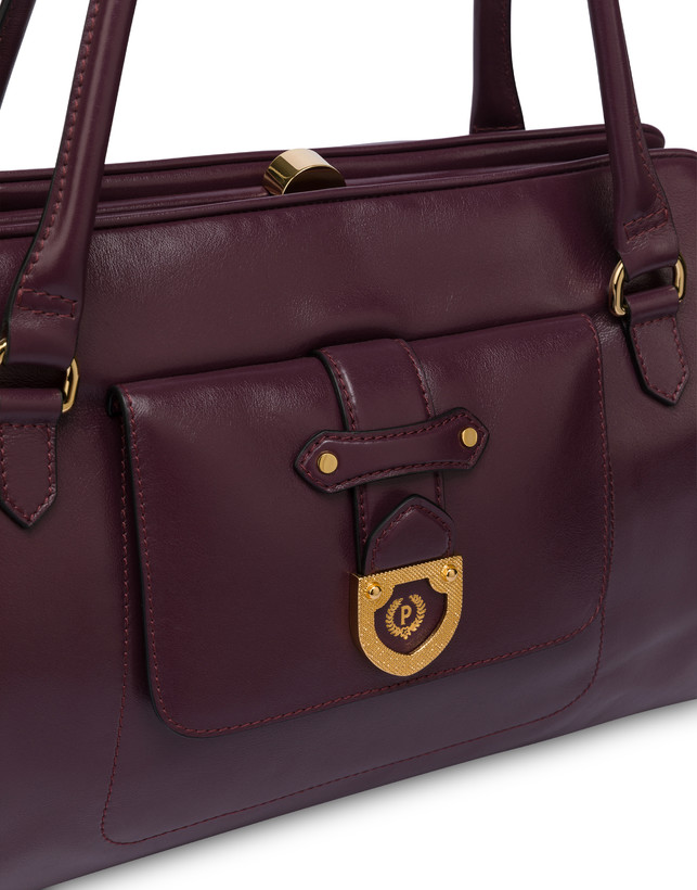 Borsa doppio manico in vitello Shield Photo 5