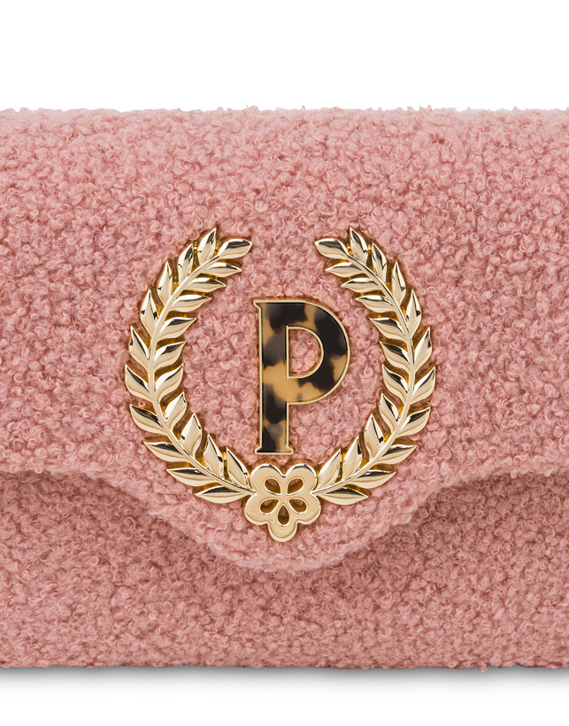 Shearling-effect candy bag with maxi chain Photo 5
