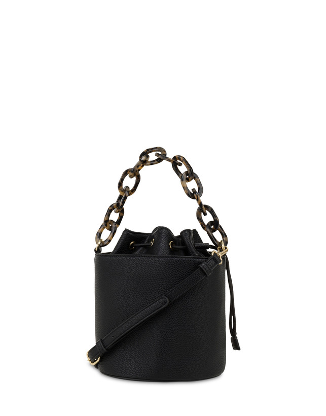 Borsa a secchiello con dettagli Leopard Woman In Gold Photo 3