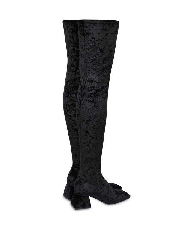 Softie velvet over-the-knee boot Photo 3