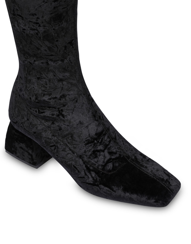 Softie velvet over-the-knee boot Photo 4