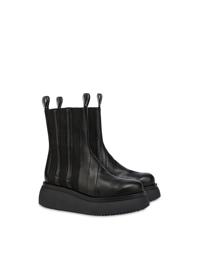 Stivaletti in nappa Elastic Stripes Photo 2