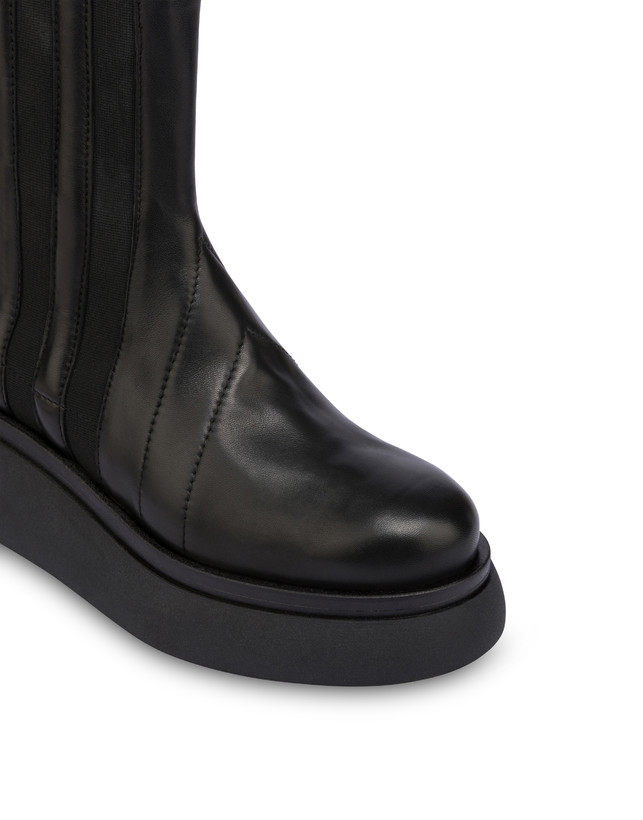 Stivaletti in nappa Elastic Stripes Photo 4