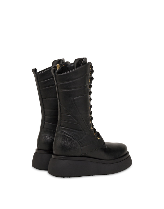 Combat boot in Softie nappa leather Photo 3