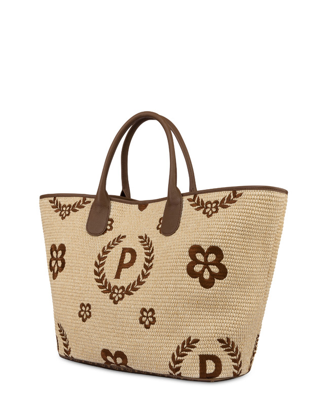Macro Heritage Straw Tote Bag Photo 3