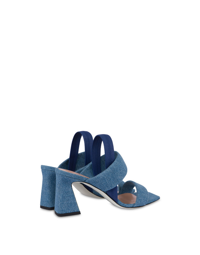 Sandalen aus Denim-Stoff Photo 3