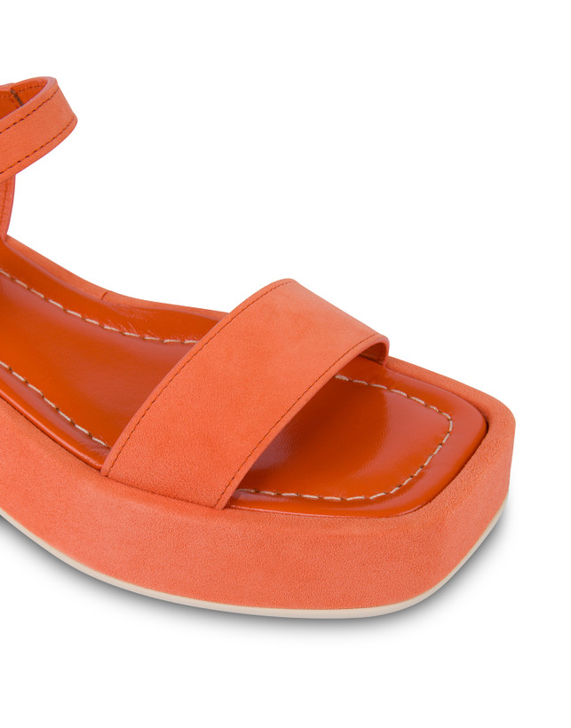 Flatform-Sandalen aus Wildleder Seventy Photo 4