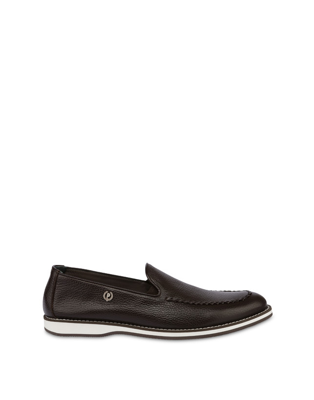 Mocassini In Vitello Green Field T.moro Pollini