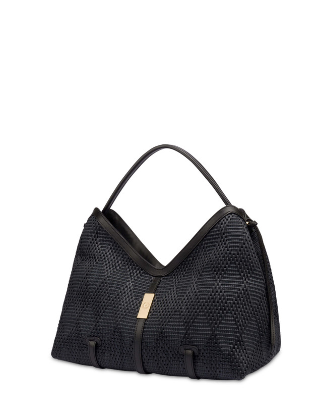 Borsa in paglia jacquard Essence Photo 2