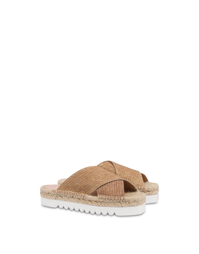 Summer Time weave print calfskin espadrille sandals Photo 2