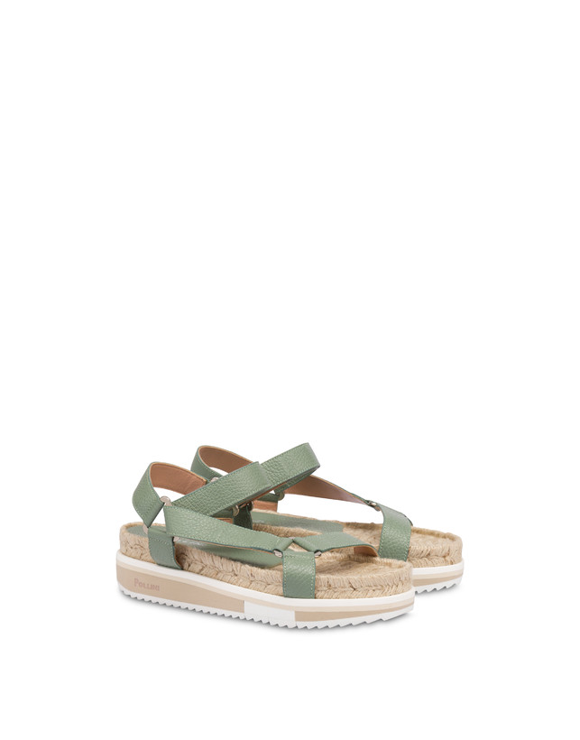 Flower Garden calfskin fussbett sandals Photo 2
