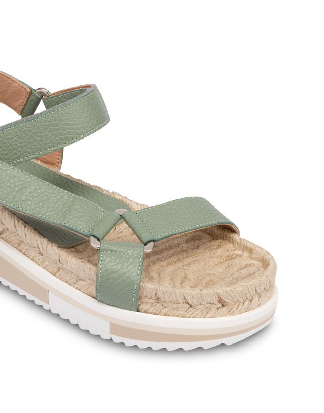 Flower Garden calfskin fussbett sandals Photo 4