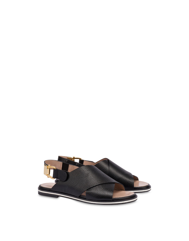 Synthesis flatform sandals in calfskin Photo 2
