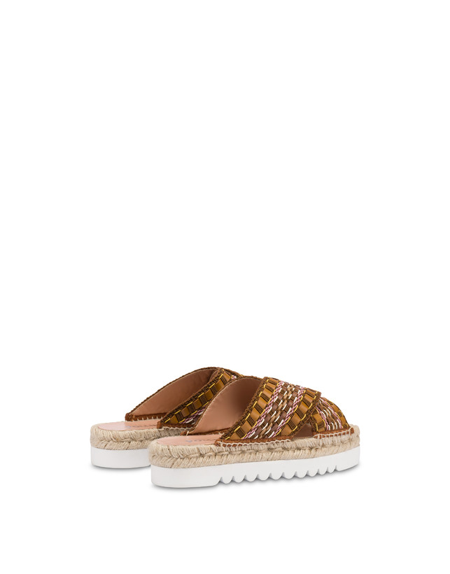 Espadrilles-Sandalen aus gewebtem Stoff Summer Time Photo 3