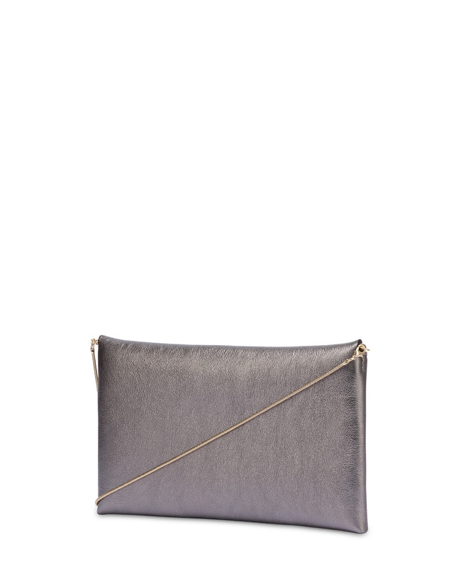 Pochette Mail aus laminiertem Kalbsleder Photo 3