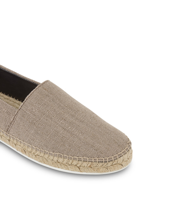 Canvas and calfskin espadrilles Photo 5