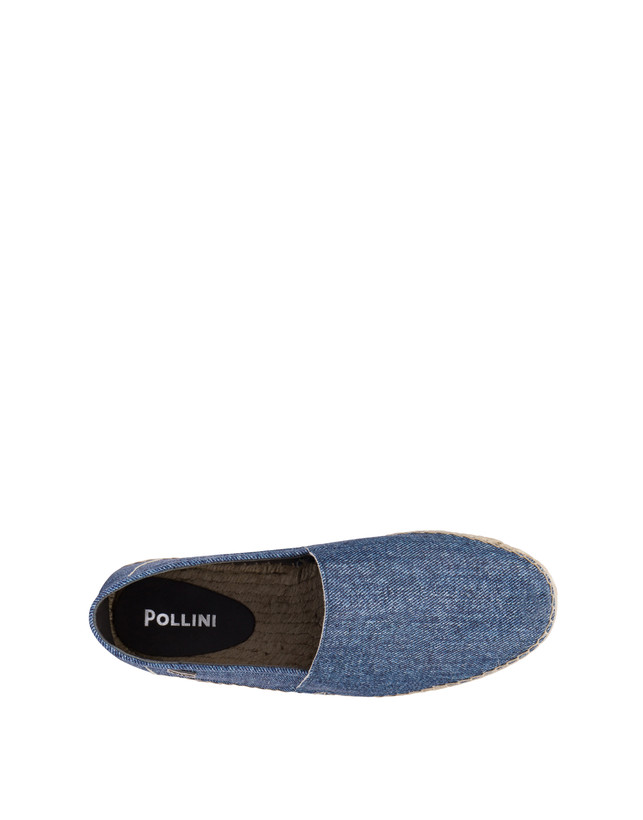 Espadrilles aus Ziegenleder mit Denim-Druck Photo 3