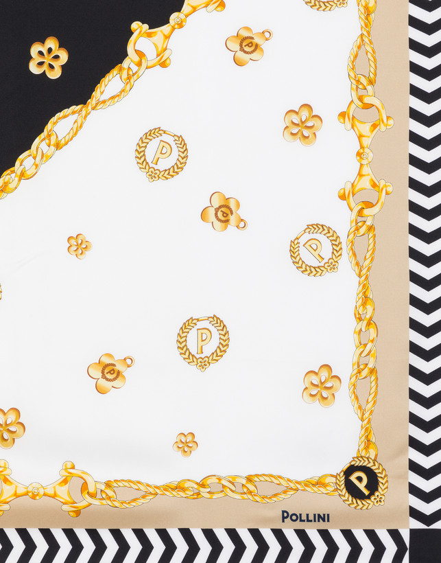 Pollini Jewels silk scarf Photo 3