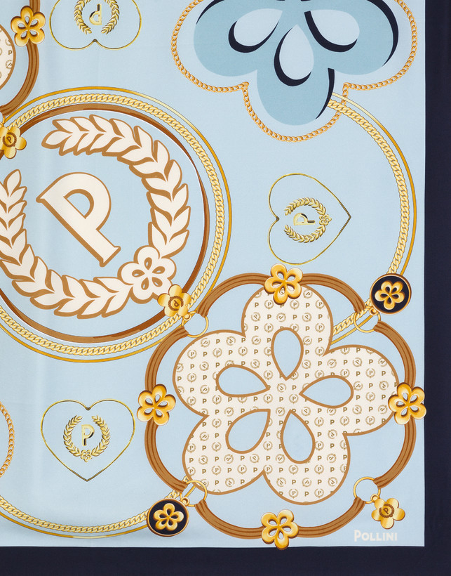 Macro Symbols silk scarf Photo 3
