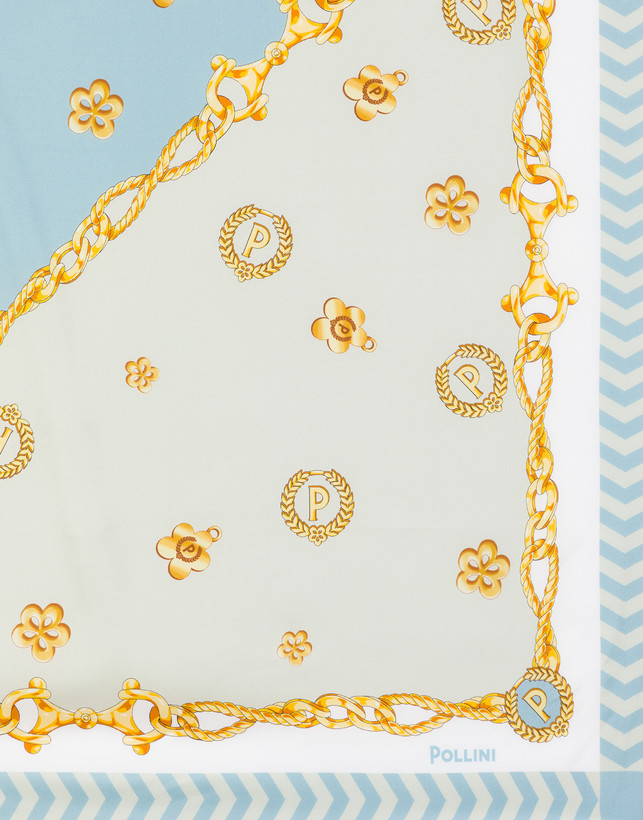 Pollini Jewels silk scarf Photo 3