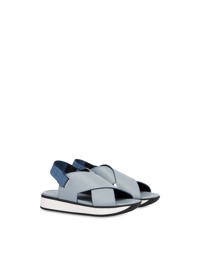 Walk In Nature calfskin crisscross sandal Photo 2