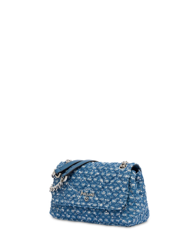 Piccola borsa in denim con paillettes Matelassé Waltzer Night Photo 2