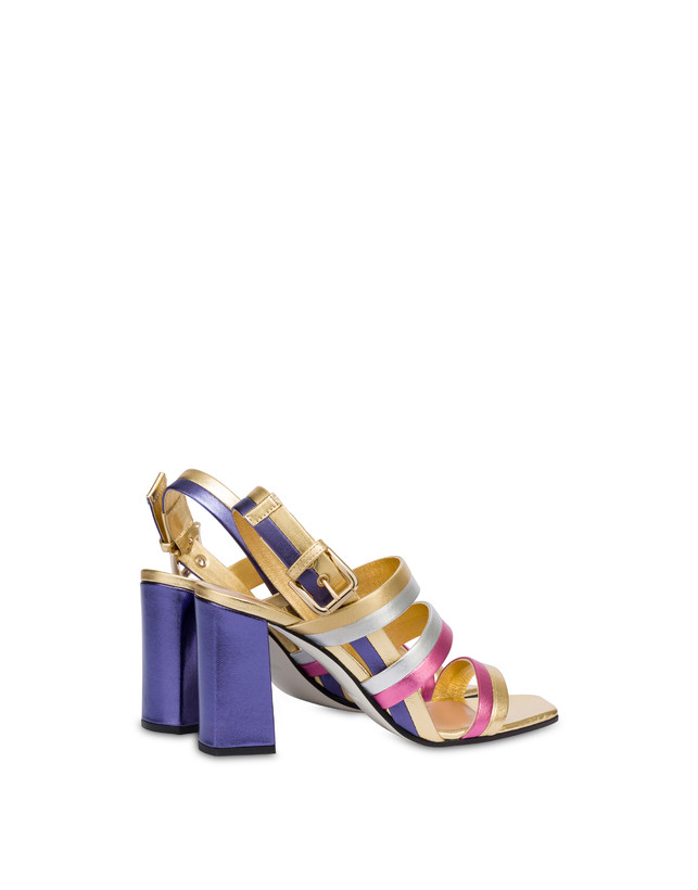 Rainbow metallic sandals shop