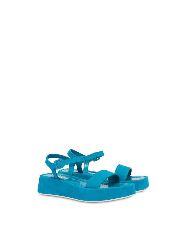 Flatform-Sandalen aus Wildleder Seventy Photo 2