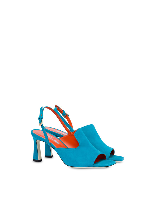 Wildleder-Mules Slingback Wave Photo 2