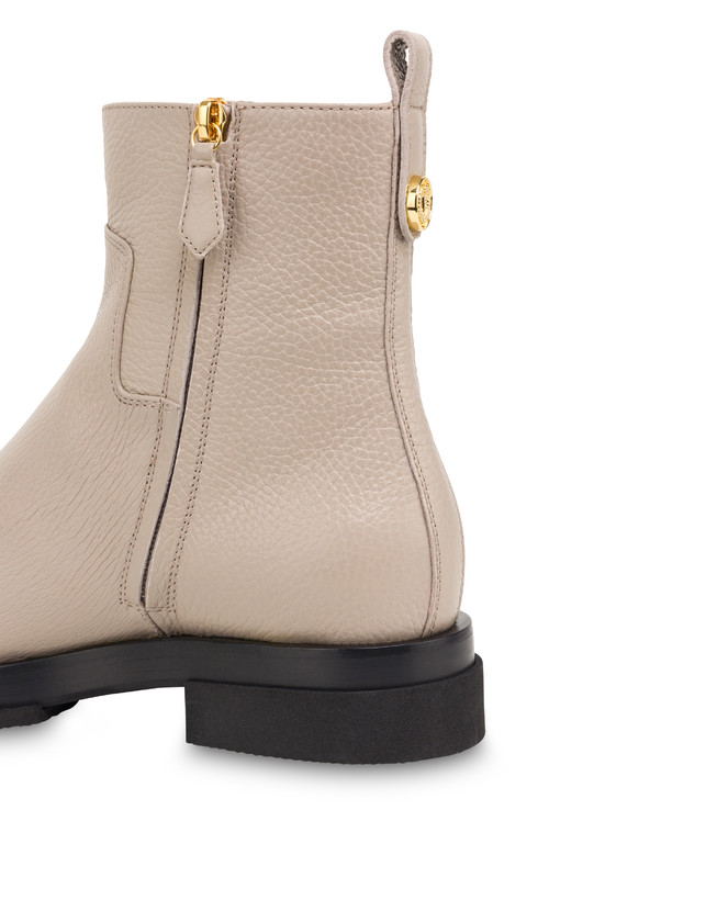 Code calfskin ankle boots Photo 4