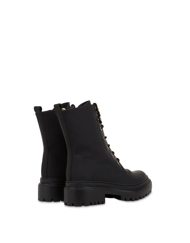 Combat Boot Aus Kalbsleder Winter Step Pollini