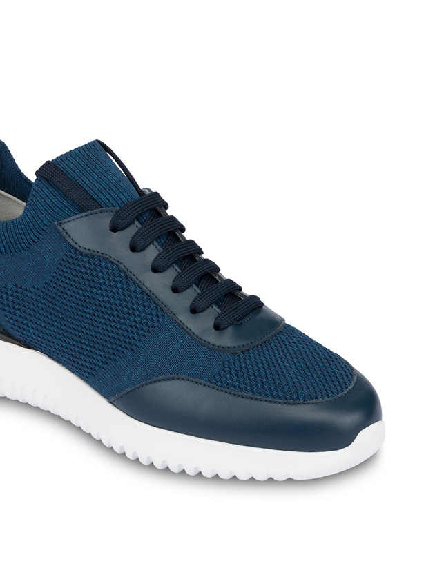 Sneakers in maglia e vitello B-side Photo 5