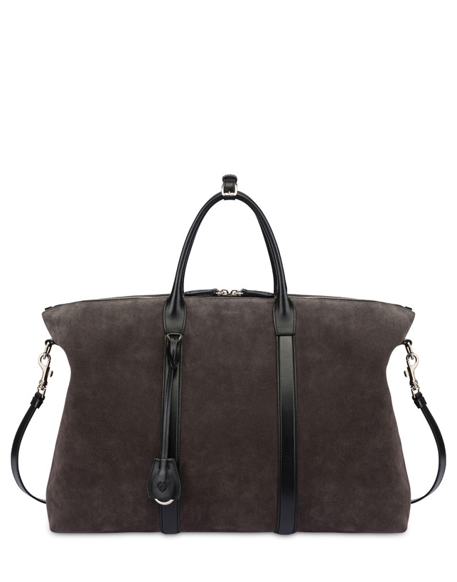 The New Touch double-handle bag in nubuck leather Photo 1