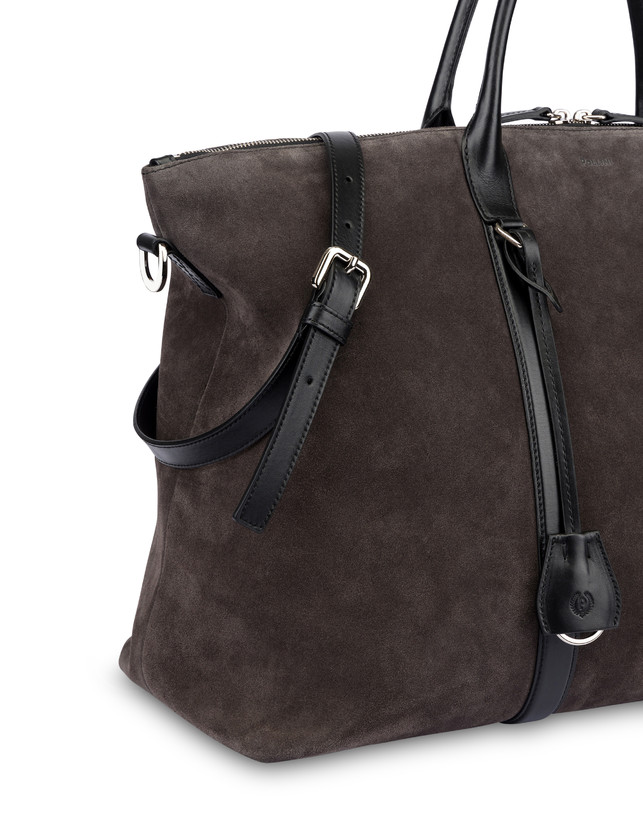 The New Touch double-handle bag in nubuck leather Photo 5