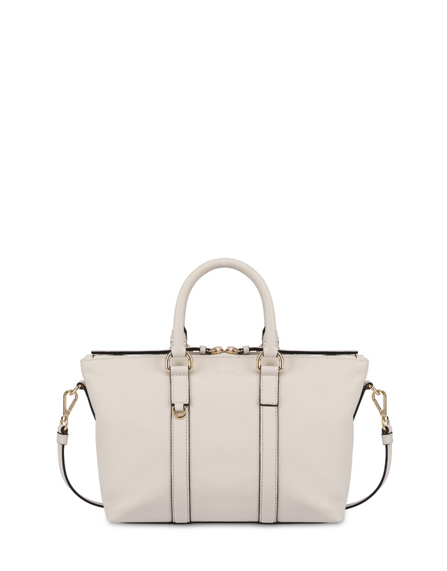 Minimalistische Doppelgriff-Tasche aus Kalbsleder Photo 1