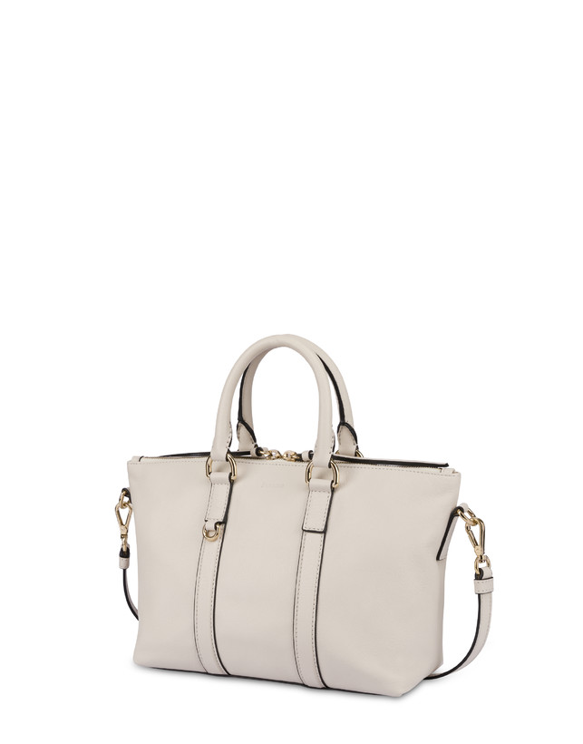Minimalistische Doppelgriff-Tasche aus Kalbsleder Photo 2