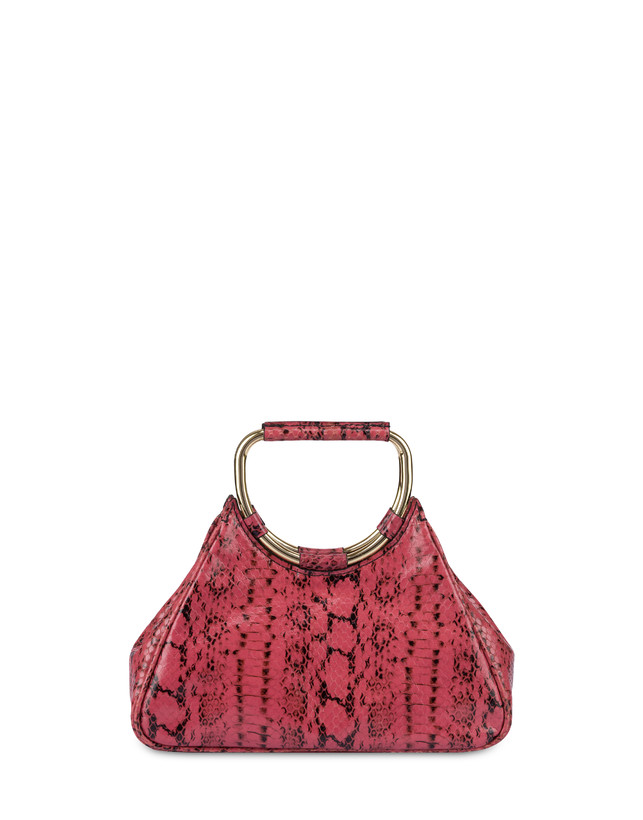 Armour python-print calfskin clutch Photo 1